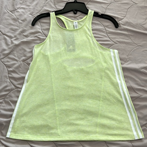 Brand new Adidas womens tank size S color Frye/white - Picture 3 of 4